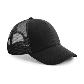 Beechfield Jersey Athleisure Trucker, Black, One Size bedrucken, Art.-Nr. 937691010