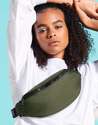 Bag Base Recycled Waistpack, Military Green, One Size bedrucken, Art.-Nr. 939295060