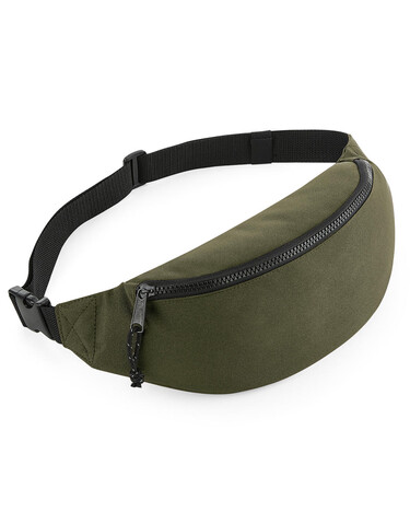 Bag Base Recycled Waistpack, Military Green, One Size bedrucken, Art.-Nr. 939295060