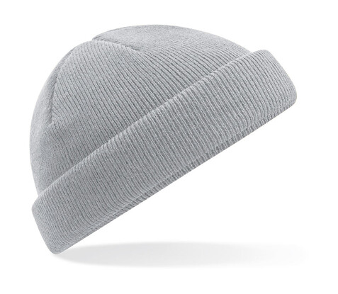 Beechfield Recycled Mini Fisherman Beanie, Light Grey, One Size bedrucken, Art.-Nr. 939691380