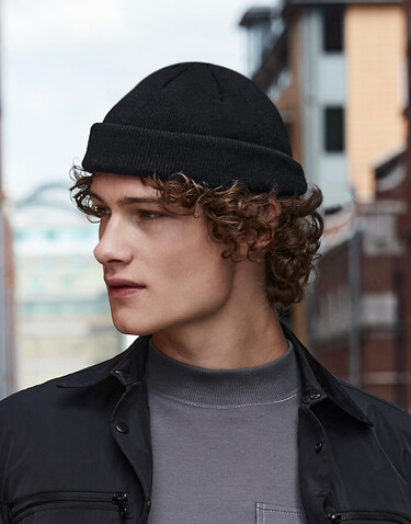 Beechfield Recycled Mini Fisherman Beanie, Light Grey, One Size bedrucken, Art.-Nr. 939691380