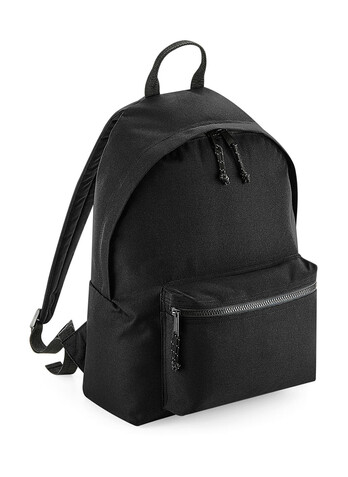 Bag Base Recycled Backpack, Black, One Size bedrucken, Art.-Nr. 941291010