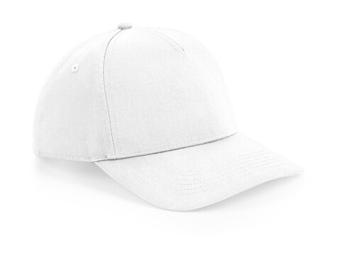 Beechfield Urbanwear 5 Panel Snapback, White, One Size bedrucken, Art.-Nr. 943690000