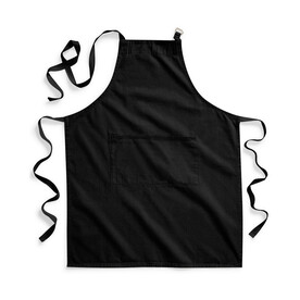 Westford Mill FairTrade Cotton Adult Craft Apron, Black, One Size bedrucken, Art.-Nr. 945281010
