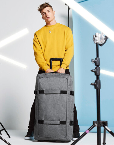 Bag Base Escape Check-In Wheelie, Grey Marl, One Size bedrucken, Art.-Nr. 945291280