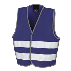 Result Junior Enhanced Visibility Vest, Navy, S (4-6) bedrucken, Art.-Nr. 954332003