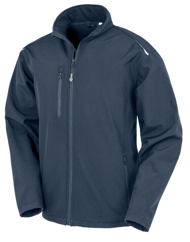 Result Recycled 3-Layer Printable Softshell Jacket, Navy, 2XL bedrucken, Art.-Nr. 956332007