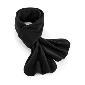 Beechfield Recycled Fleece Scarf, Black, One Size bedrucken, Art.-Nr. 957691010