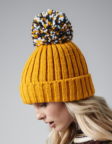 Beechfield Hygge Beanie, Off White, One Size bedrucken, Art.-Nr. 961690060