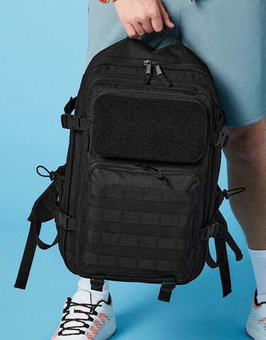 Bag Base Molle Tactical 35L Backpack, Black, One Size bedrucken, Art.-Nr. 972291010