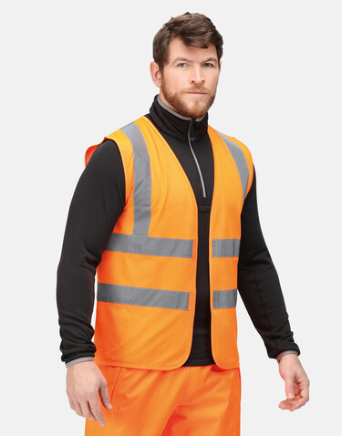 Regatta Pro Hi Vis Vest, Orange, 3XL bedrucken, Art.-Nr. 985174128