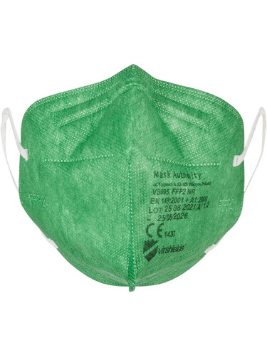 Virshields Filtering half mask FFP2 5-ply, Blue, One Size bedrucken, Art.-Nr. 994633010