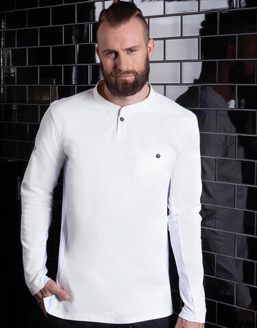 Karlowsky Workshirt Performance Long Sleeve, Anthracite, M bedrucken, Art.-Nr. 996671404