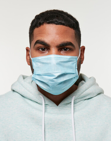 Virshields Medical Face Mask Type IIR, Blue, One Size bedrucken, Art.-Nr. 999633010