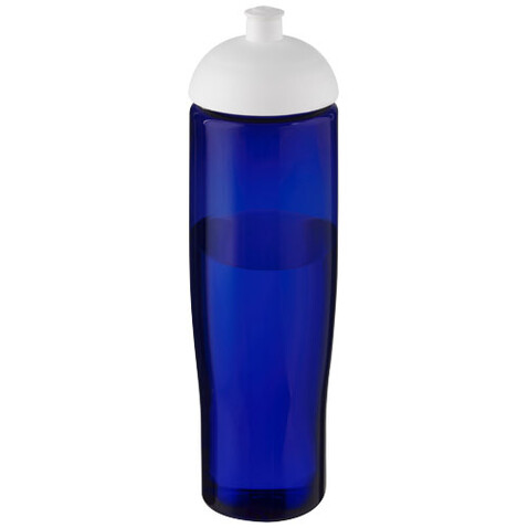 H2O Active® Eco Tempo 700 ml Sportflasche mit Stülpdeckel, weiss, blau bedrucken, Art.-Nr. 21045103