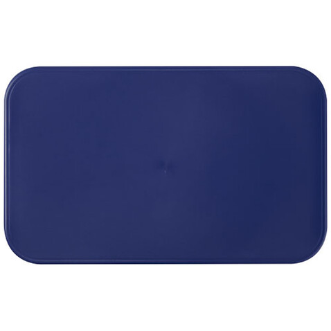 MIYO Doppel-Lunchbox, blau, weiss, blau bedrucken, Art.-Nr. 22040152