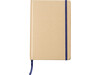 Notizbuch aus recyceltem Papier (A5) Gianni – Blau bedrucken, Art.-Nr. 005999999_818553