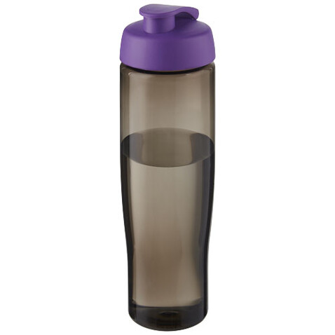 H2O Active® Eco Tempo 700 ml Sportflasche mit Klappdeckel, lila, kohle bedrucken, Art.-Nr. 21044837