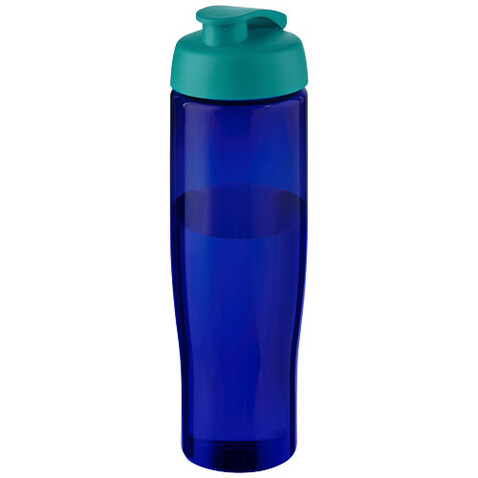 H2O Active® Eco Tempo 700 ml Sportflasche mit Klappdeckel, aquablau, blau bedrucken, Art.-Nr. 21044851
