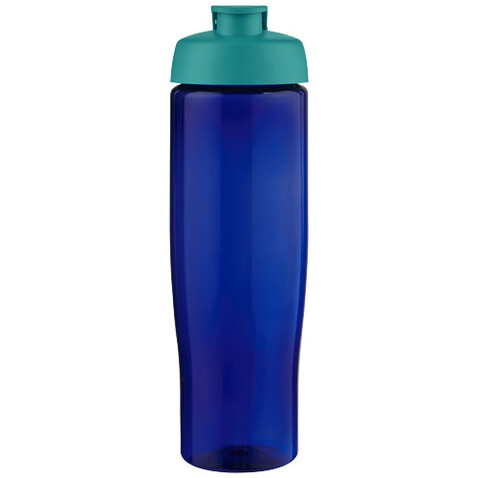 H2O Active® Eco Tempo 700 ml Sportflasche mit Klappdeckel, aquablau, blau bedrucken, Art.-Nr. 21044851