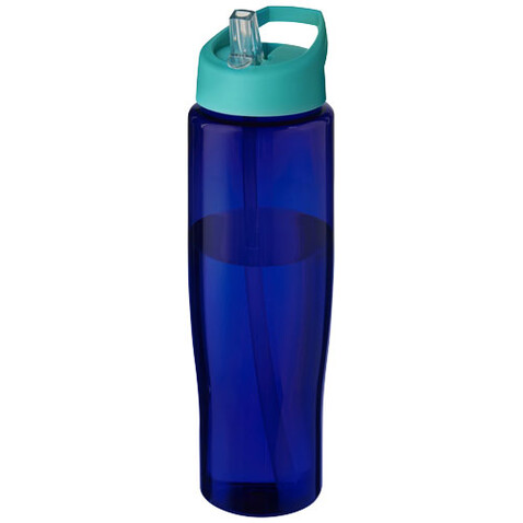 H2O Active® Eco Tempo 700 ml Sportflasche mit Ausgussdeckel, aquablau, blau bedrucken, Art.-Nr. 21044951