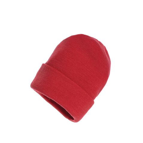 Impact Polylana® Beanie mit AWARE™ Tracer luscious red bedrucken, Art.-Nr. P453.484