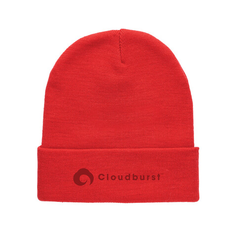 Impact Polylana® Beanie mit AWARE™ Tracer luscious red bedrucken, Art.-Nr. P453.484