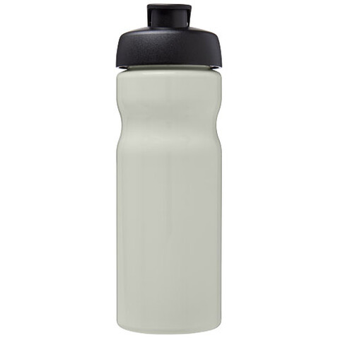 H2O Active® Eco Base 650 ml Sportflasche mit Klappdeckel, elfenbeinweiß, schwarz bedrucken, Art.-Nr. 21009720 H2O Active® Eco Base 650 ml Sportflasche mit Klappdeckel, elfenbeinweiß, schwarz bedrucken, Art.-Nr. 21009720