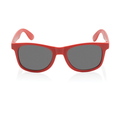 Sonnenbrille aus RCS recyceltem PP-Kunststoff rot bedrucken, Art.-Nr. P453.894