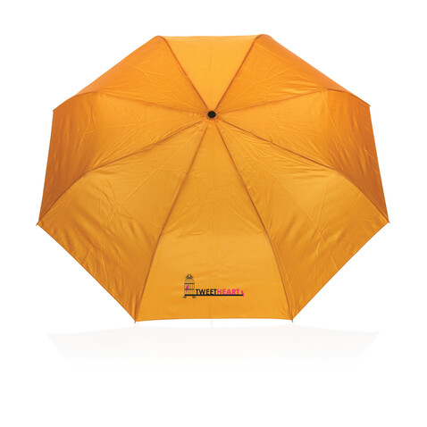 21&quot; Impact AWARE™ 190T Mini-Regenschirm mit Auto-Open sundial orange bedrucken, Art.-Nr. P850.438