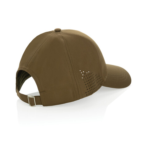 Impact AWARE™ rPET 6-Panel-Sportkappe grün bedrucken, Art.-Nr. P453.257