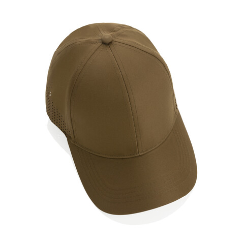 Impact AWARE™ rPET 6-Panel-Sportkappe grün bedrucken, Art.-Nr. P453.257