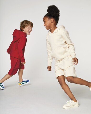 Mini Bolter - Die Kinder-Joggingshorts - Red - 5-6/110-116cm bedrucken, Art.-Nr. STBK102C00405