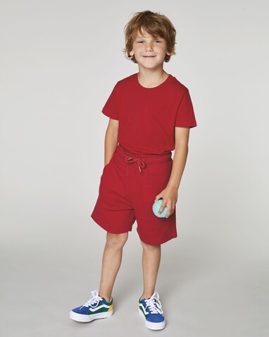 Mini Bolter - Die Kinder-Joggingshorts - Red - 5-6/110-116cm bedrucken, Art.-Nr. STBK102C00405
