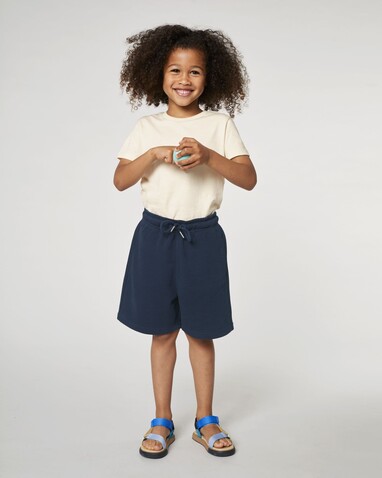 Mini Bolter - Die Kinder-Joggingshorts - French Navy - 12-13/152-158cm bedrucken, Art.-Nr. STBK102C72712