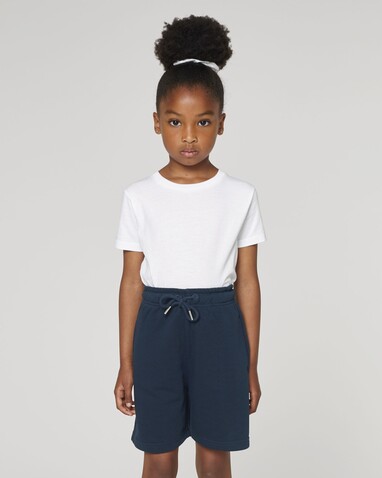 Mini Bolter - Die Kinder-Joggingshorts - French Navy - 5-6/110-116cm bedrucken, Art.-Nr. STBK102C72705