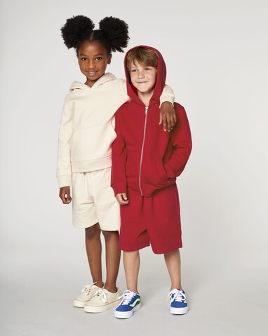 Mini Bolter - Die Kinder-Joggingshorts - Natural Raw - 12-13/152-158cm bedrucken, Art.-Nr. STBK102C05412