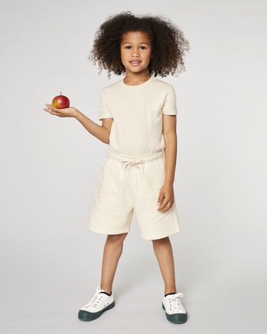 Mini Bolter - Die Kinder-Joggingshorts - Natural Raw - 9-11/134-146cm bedrucken, Art.-Nr. STBK102C05409
