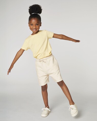Mini Bolter - Die Kinder-Joggingshorts - Natural Raw - 12-13/152-158cm bedrucken, Art.-Nr. STBK102C05412