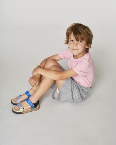 Mini Bolter - Die Kinder-Joggingshorts - Heather Grey - 9-11/134-146cm bedrucken, Art.-Nr. STBK102C25009