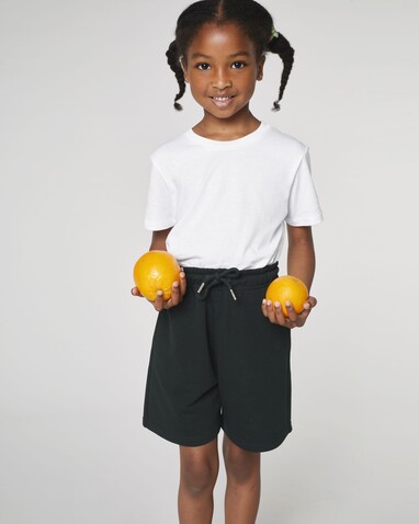 Mini Bolter - Die Kinder-Joggingshorts - Black - 7-8/122-128cm bedrucken, Art.-Nr. STBK102C00207