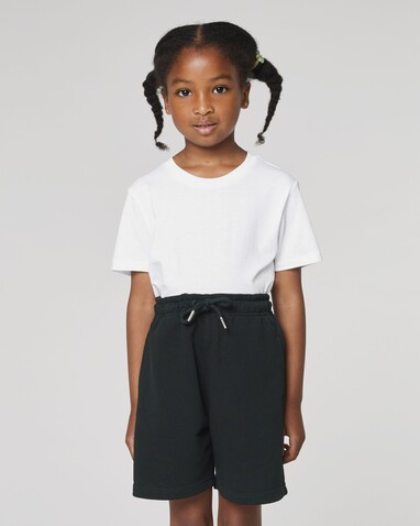 Mini Bolter - Die Kinder-Joggingshorts - Black - 7-8/122-128cm bedrucken, Art.-Nr. STBK102C00207