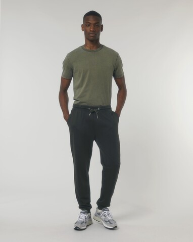 Mover Vintage - Die Garment-Dyed Unisex-Jogginghose - G. Dyed Black Rock - L bedrucken, Art.-Nr. STBU576C1401L