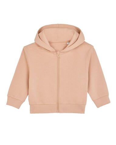 Baby Connector - Der Baby-Zip-Hoodie - Fraiche Peche - 24-36 m/92-98cm bedrucken, Art.-Nr. STSB105C101B5