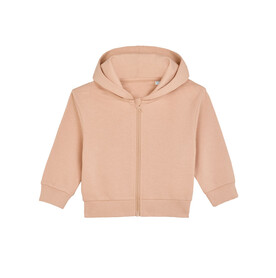 Baby Connector - Der Baby-Zip-Hoodie - Fraiche Peche - 24-36 m/92-98cm bedrucken, Art.-Nr. STSB105C101B5