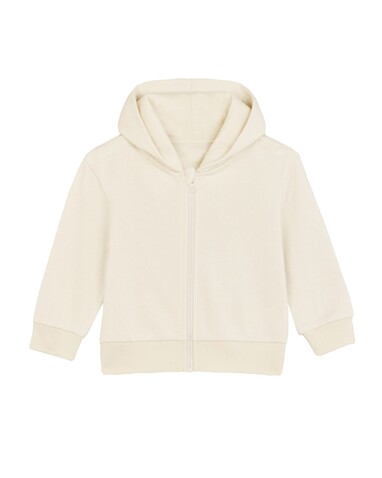 Baby Connector - Der Baby-Zip-Hoodie - Natural Raw - 18-24 m/86-92cm bedrucken, Art.-Nr. STSB105C054B4