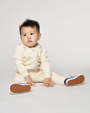 Baby Connector - Der Baby-Zip-Hoodie - Natural Raw - 18-24 m/86-92cm bedrucken, Art.-Nr. STSB105C054B4