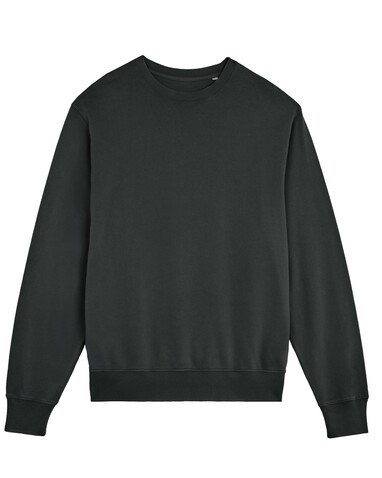 Matcher Vintage - Das Garment-Dyed Rundhals-Unisex-Sweatshirt aus French Terry - G. Dyed Black Rock - XL bedrucken, Art.-Nr. STSU085C1401X
