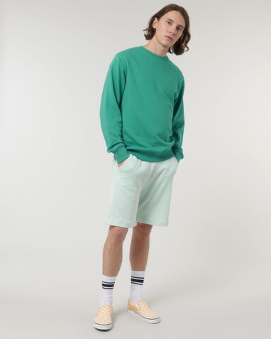 Matcher - Unisex-Sweatshirt aus Terry mit Rundhalsausschnitt und normaler Passform - Go Green - 3XL bedrucken, Art.-Nr. STSU799C1003X