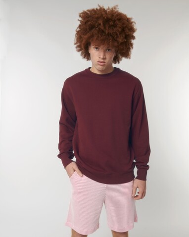 Matcher - Das Rundhals-Unisex-Sweatshirt aus French Terry - Burgundy - XL bedrucken, Art.-Nr. STSU799C2441X Matcher - Das Rundhals-Unisex-Sweatshirt aus French Terry - Burgundy - XL bedrucken, Art.-Nr. STSU799C2441X